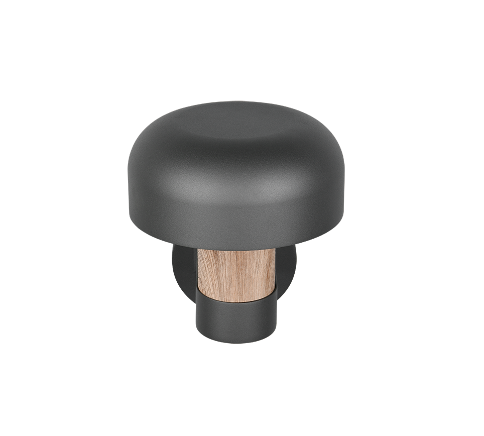 Seinavalgusti E27 antratsiit/puit liikumisanduriga - Image 8