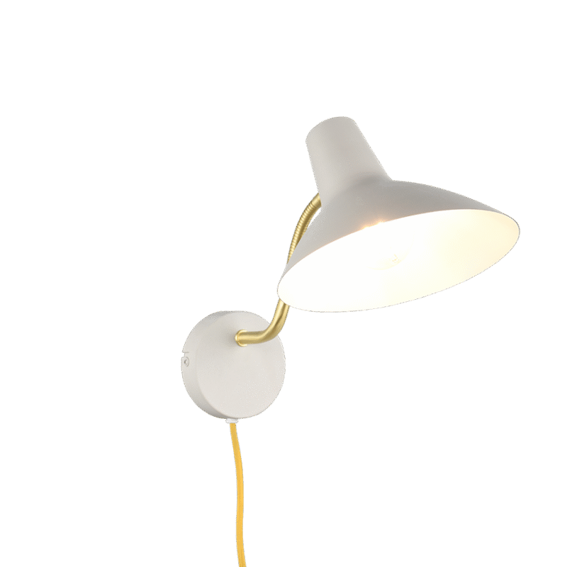 Seinavalgusti E27 soe hall/matt messing