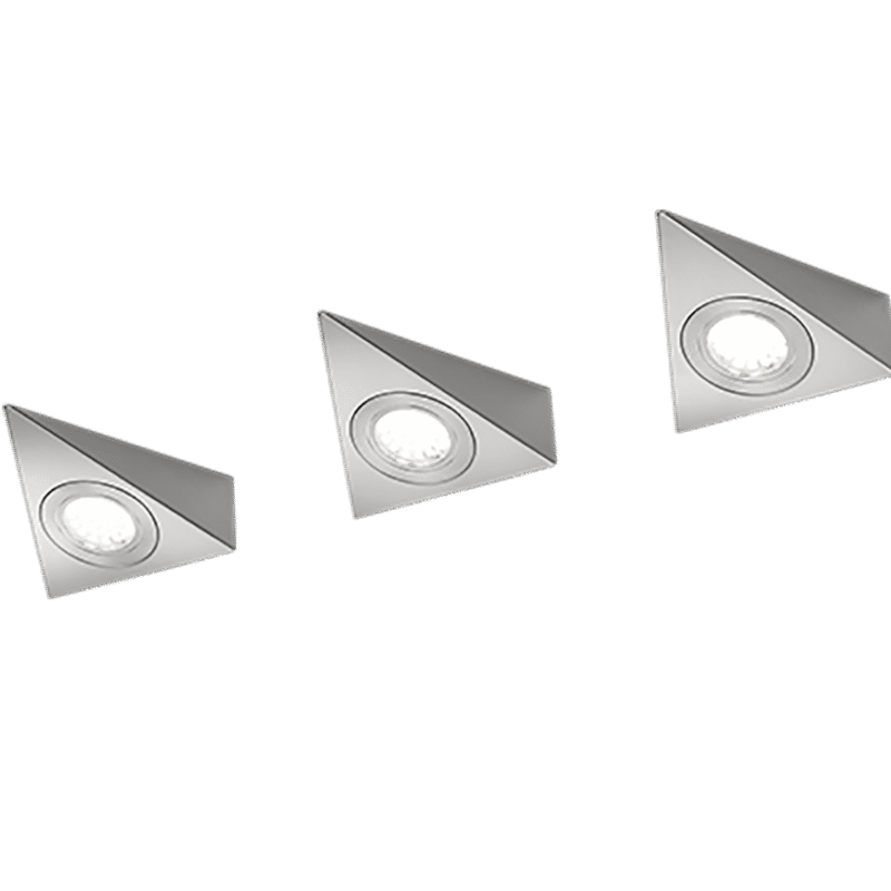 Ecco LED wall lamp 3-pc hrjattu teräs