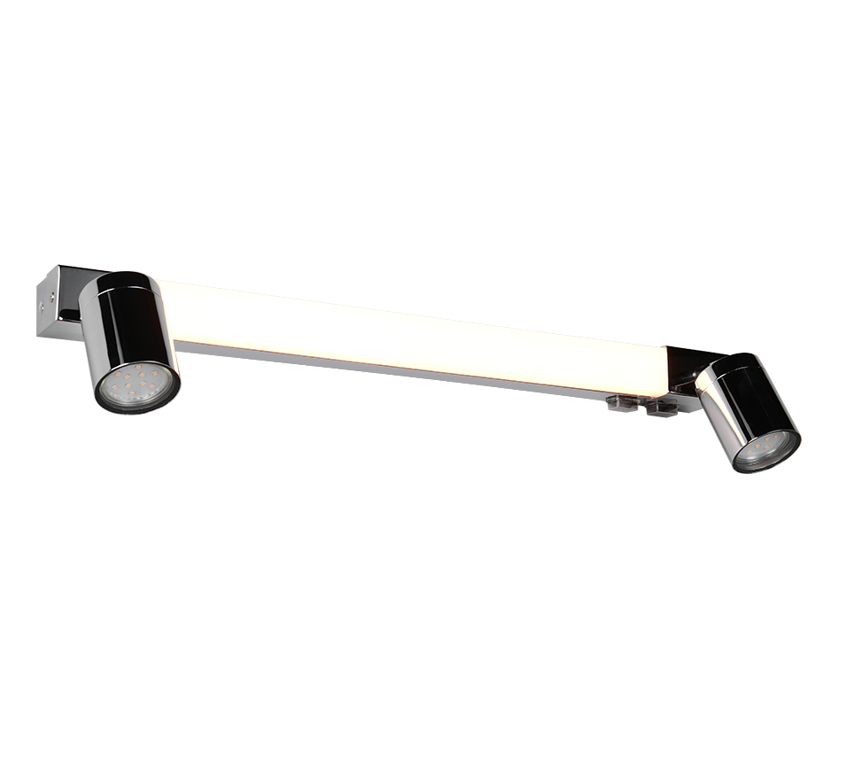 Seinavalgusti 60 cm 2xGU10 hõbedane - Image 2