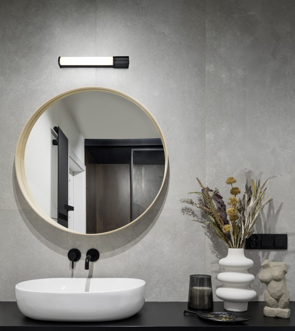 Seinavalgusti Piera H2O LED 41 cm must matte - Image 2