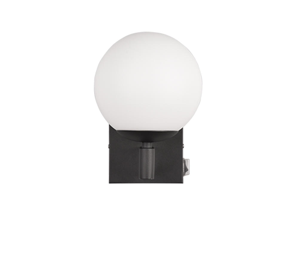 Seinavalgusti 1 tk E14 must matte - Image 3