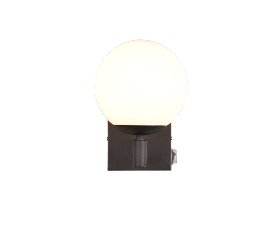 Seinavalgusti 1 tk E14 must matte - Image 4