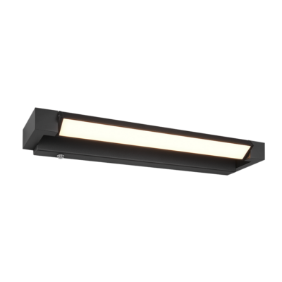 Seinavalgusti LED 50 cm must matte