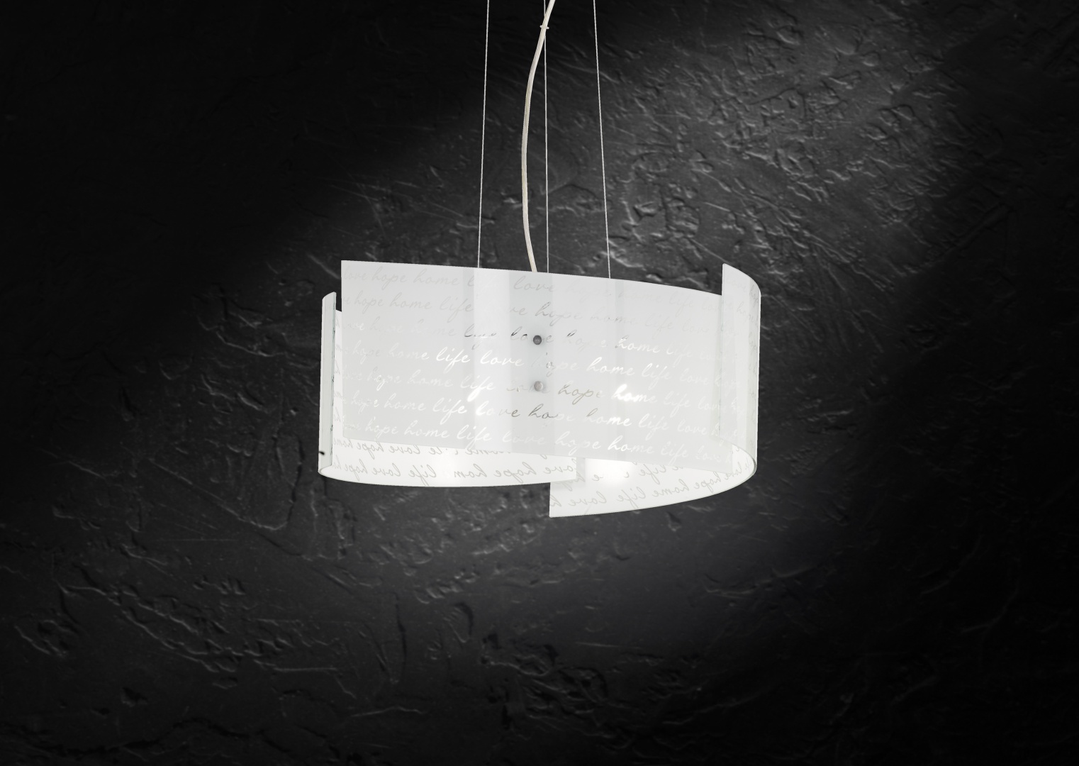 Rippuv valgusti 3xE27 valge - Image 2