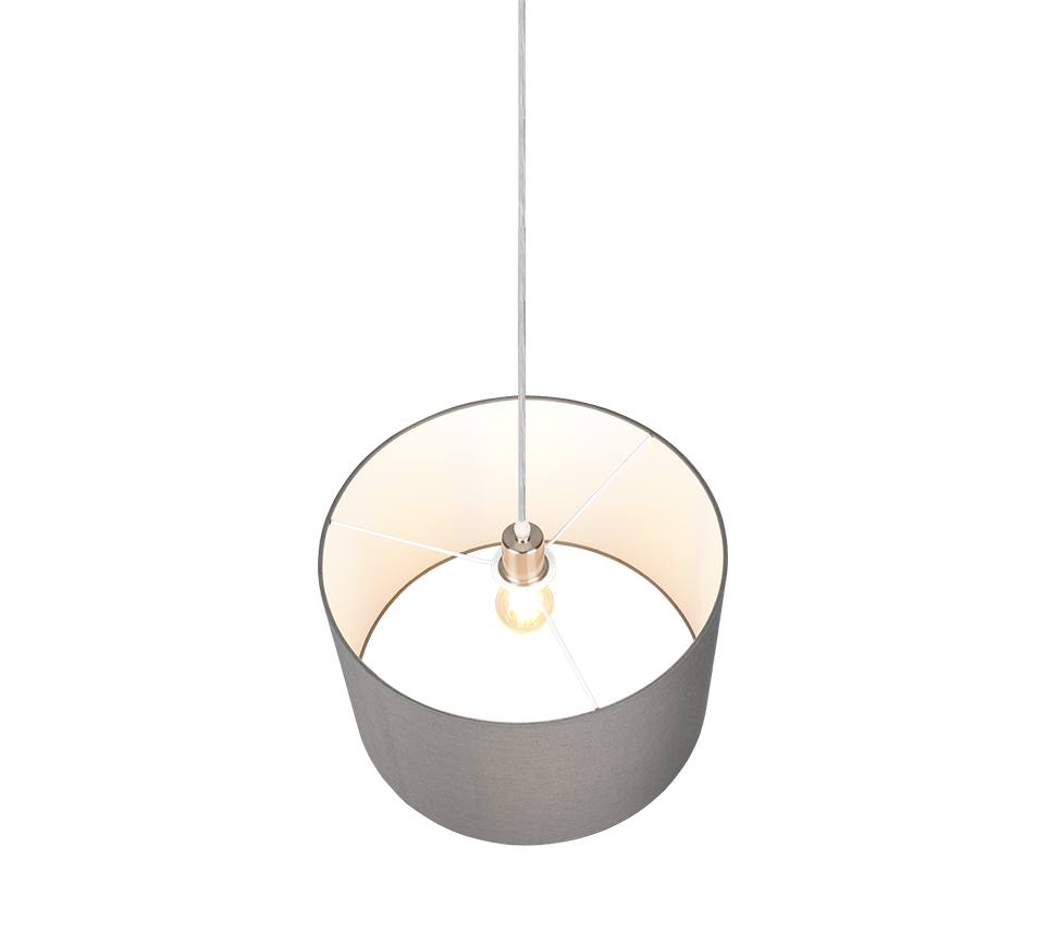 Rippuv valgusti 40 cm E27 hall - Image 3