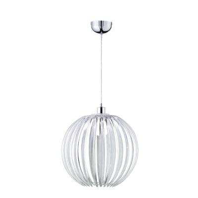 Rippuv valgusti 40 cm E27 läbipaistev