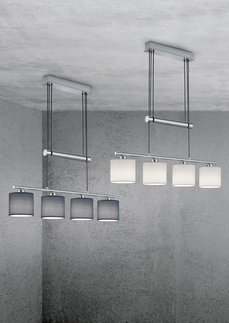 Rippuv valgusti 4xE14 valge - Image 2