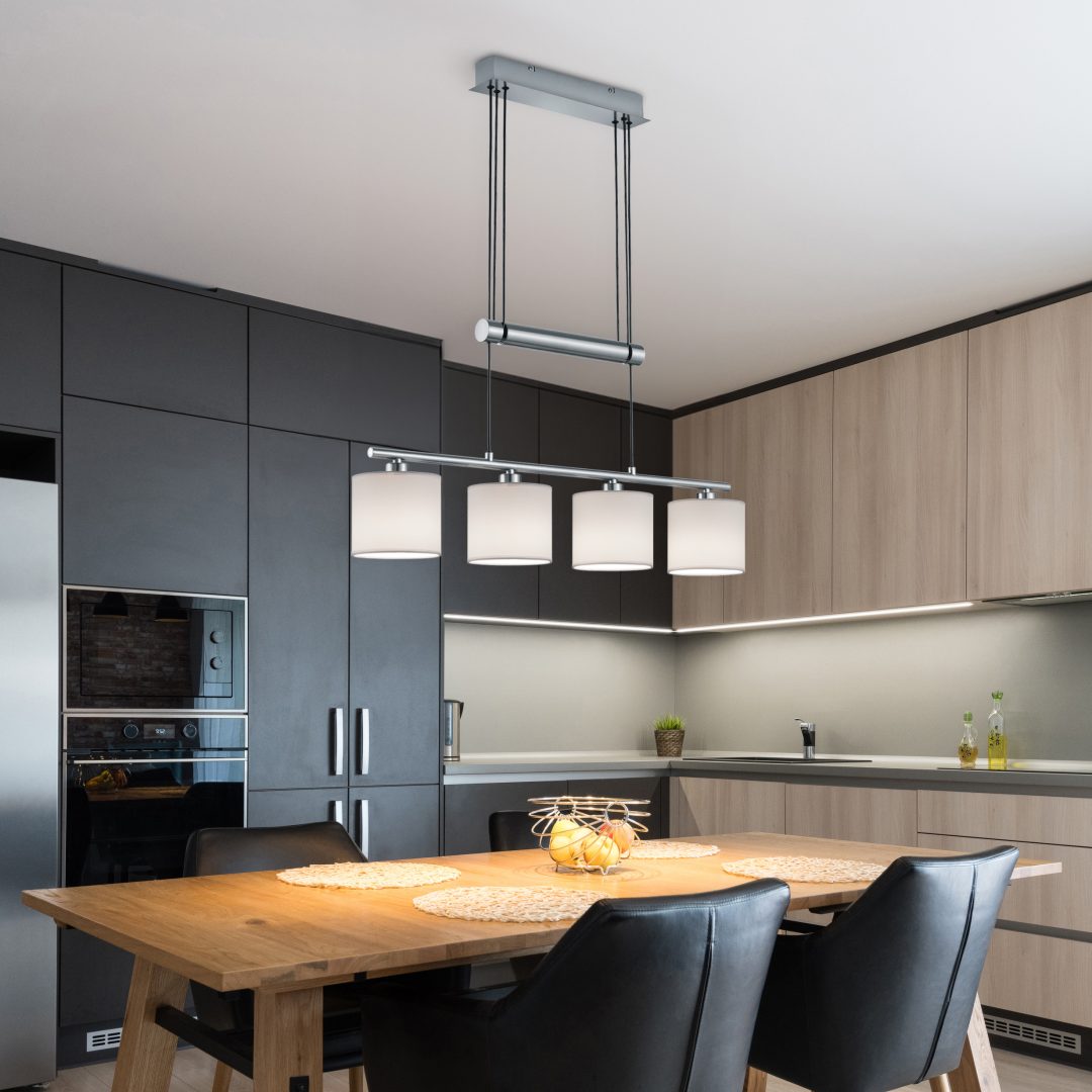 Rippuv valgusti 4xE14 valge - Image 3