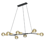 Laevalgusti Groovy LED 3 tk matt must/kuld - <span class="woocommerce-Price-amount amount"><bdi>150.00 <span class="woocommerce-Price-currencySymbol">€</span></bdi></span> - Led valgustid