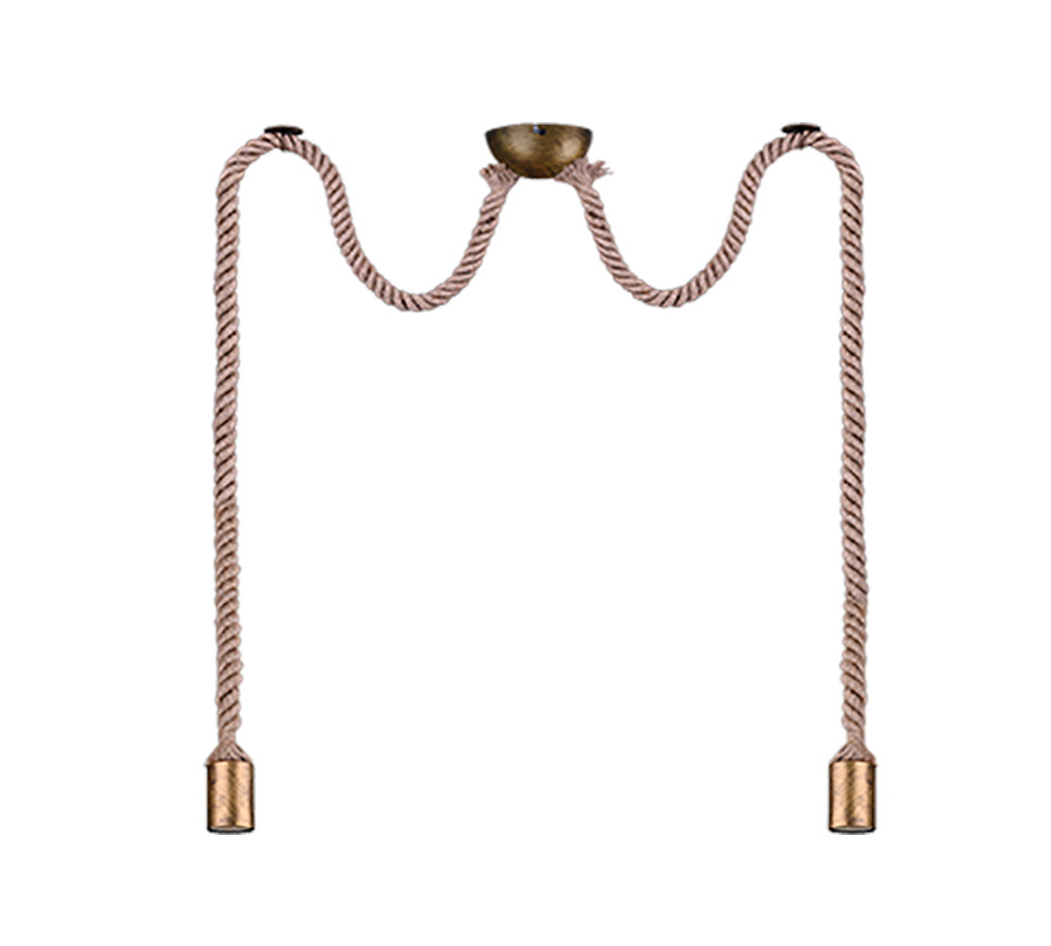 Rippuv valgusti 2 tk E27 antiikmessing - Image 4