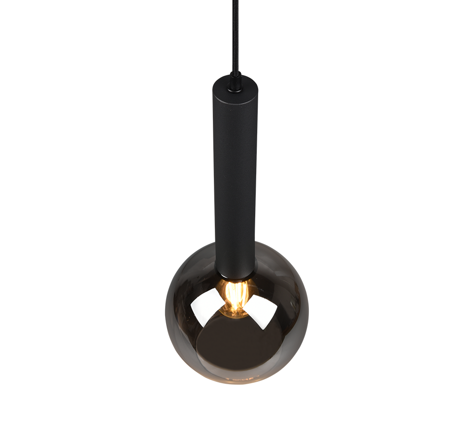 Rippuv valgusti 1 tk E27 must matte - Image 4