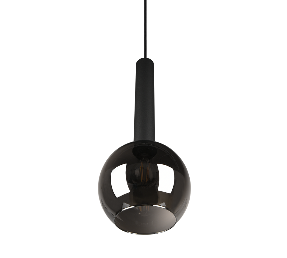 Rippuv valgusti 1 tk E27 must matte - Image 6