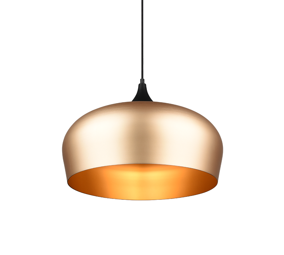 Rippuv valgusti 1 tk 45 cm E27 matt messing - Image 4