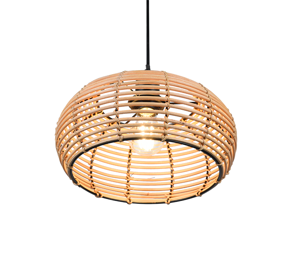 Rippuv valgusti 30 cm E27 looduslik värv/palmik - Image 3