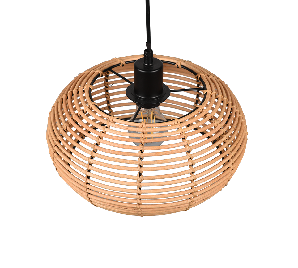 Rippuv valgusti 30 cm E27 looduslik värv/palmik - Image 5