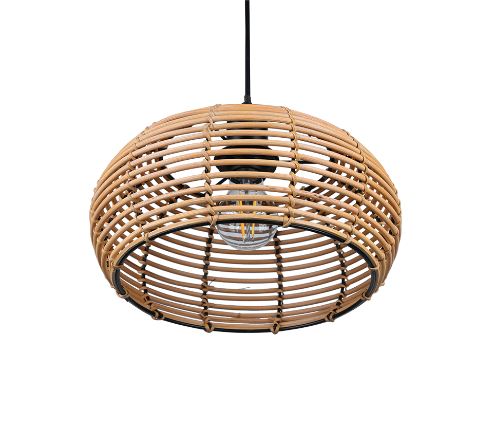 Rippuv valgusti 30 cm E27 looduslik värv/palmik - Image 6