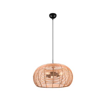 Rippuv valgusti 50 cm E27 naturaalne värv/palmik