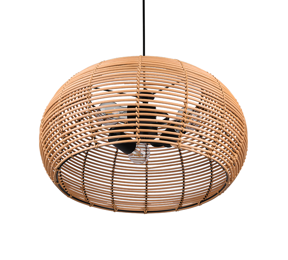 Rippuv valgusti 50 cm E27 naturaalne värv/palmik - Image 7