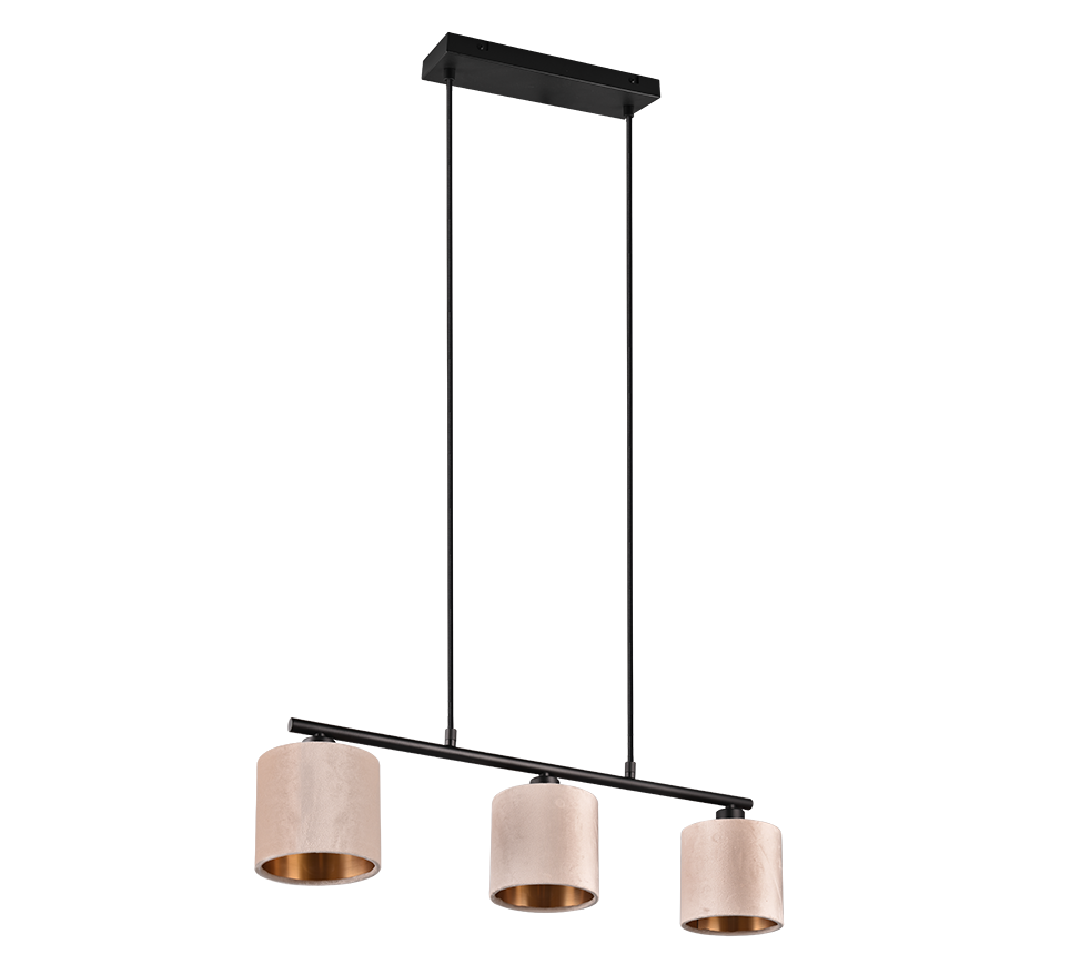 Rippuv valgusti 3 tk E14 beež - Image 6