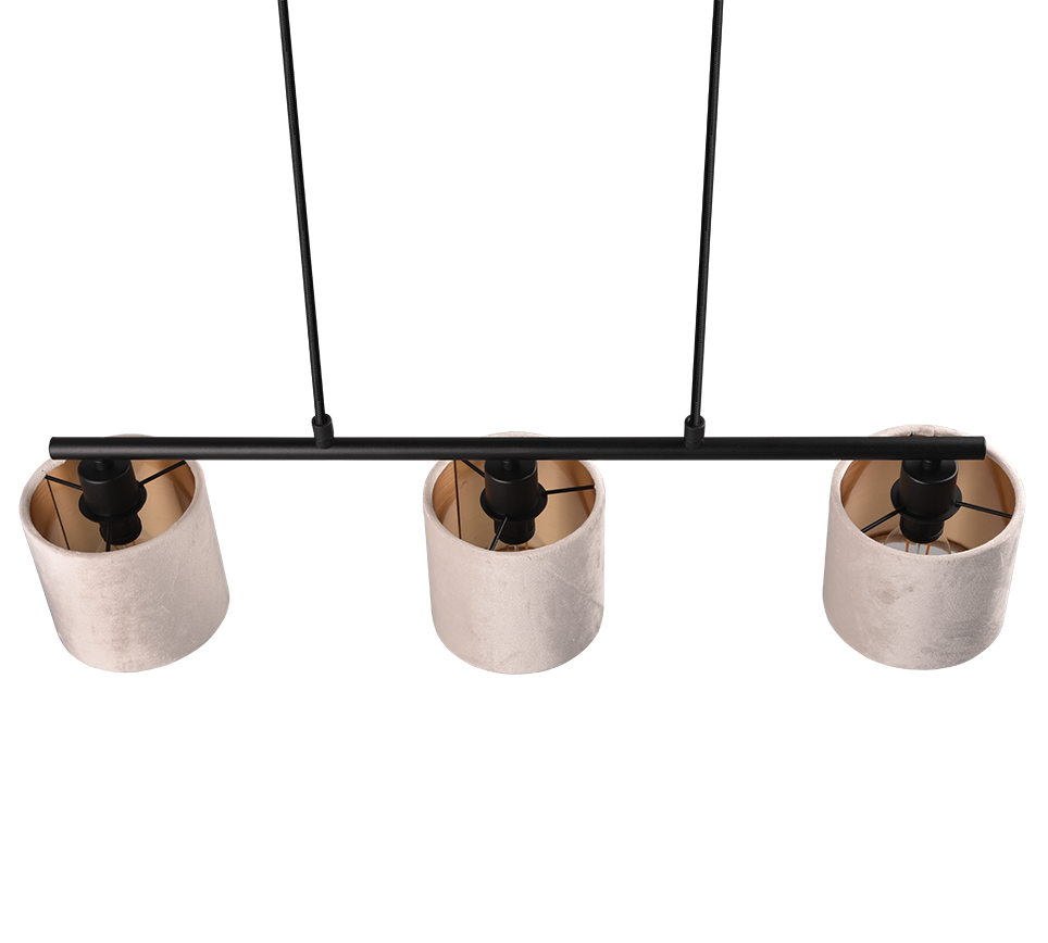 Rippuv valgusti 3 tk E14 beež - Image 7