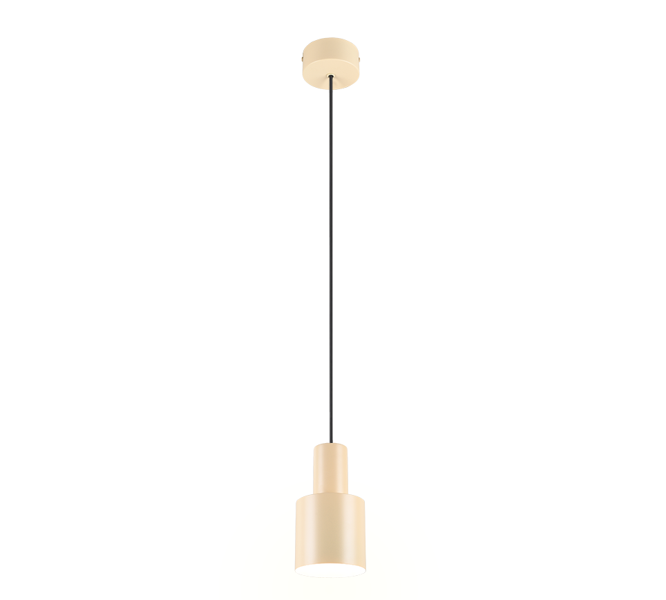 Rippuv valgusti 1 tk E27 beež