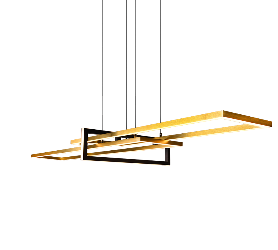 Rippuv valgusti LED matt messing/matt must - Image 3