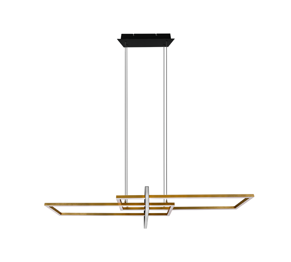 Rippuv valgusti LED matt messing/matt must - Image 7