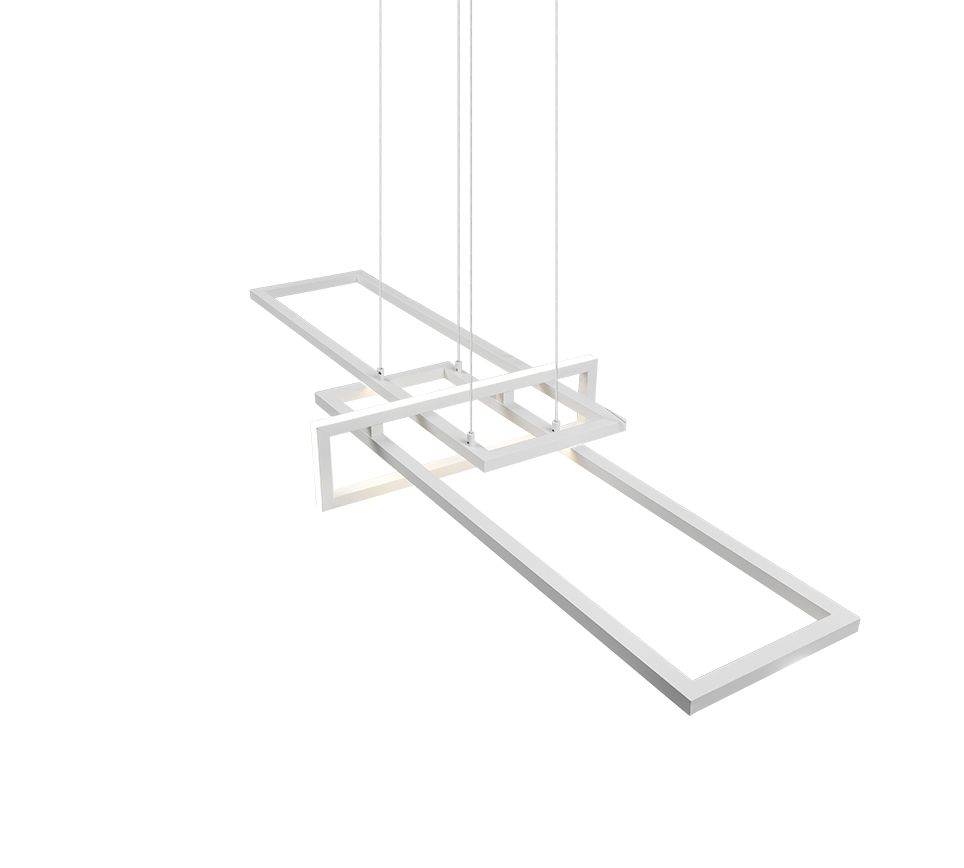 Rippuv valgusti LED matt valge - Image 2