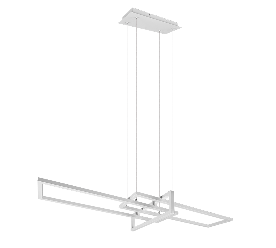 Rippuv valgusti LED matt valge - Image 4