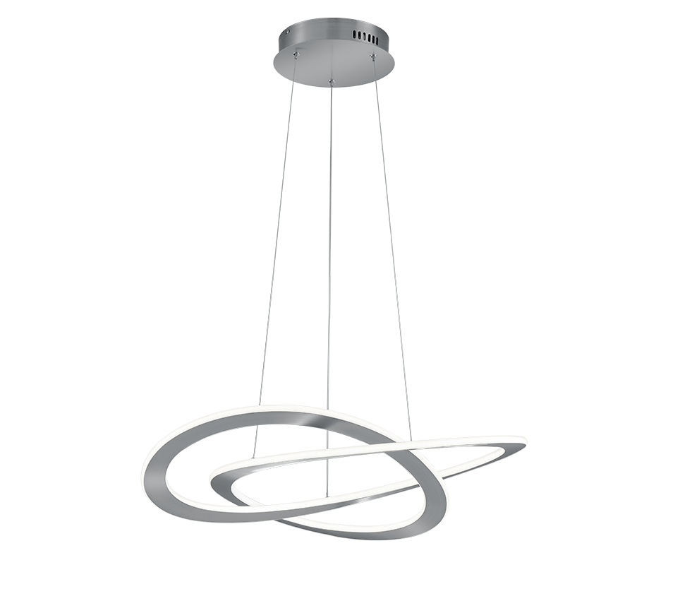 Rippuv valgusti LED hõbedane