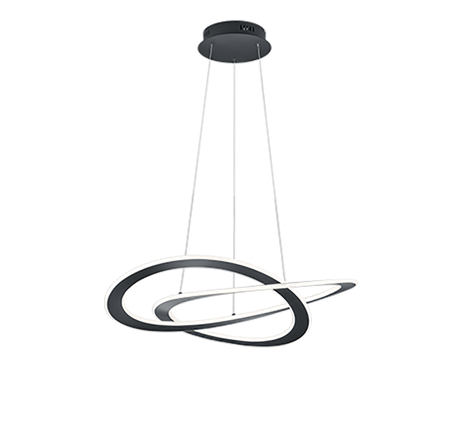 Rippuv valgusti LED antratsiit