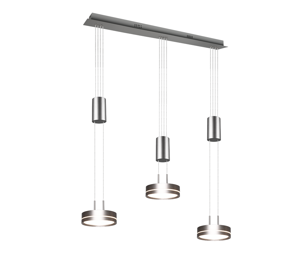 Rippuv valgusti 3 tk hõbedane - Image 4