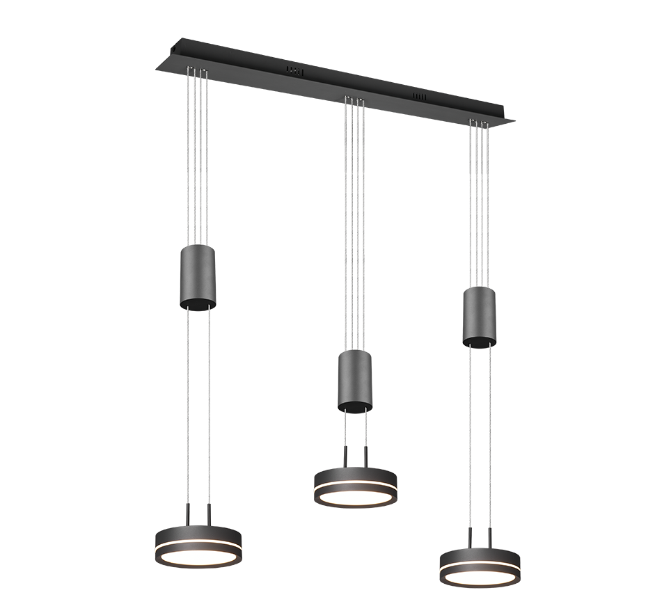 Rippuv valgusti 3 tk antratsiit - Image 4