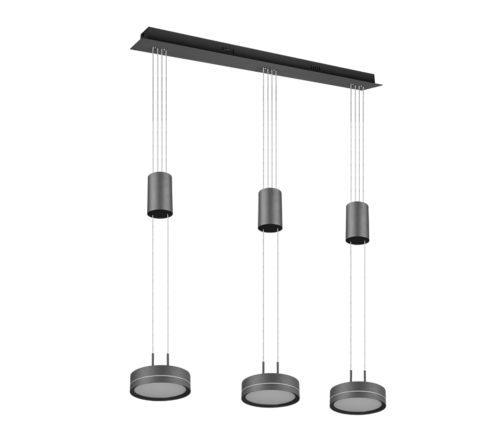 Rippuv valgusti 3 tk antratsiit - Image 6