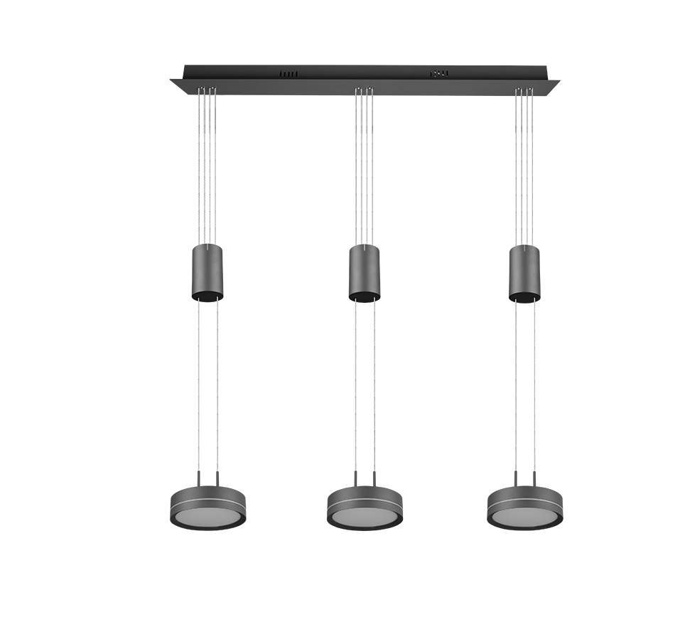 Rippuv valgusti 3 tk antratsiit - Image 7