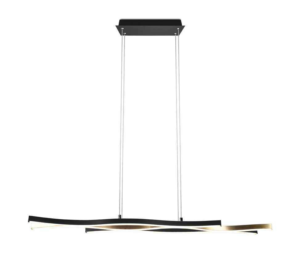 Rippuv valgusti matt messing - Image 5