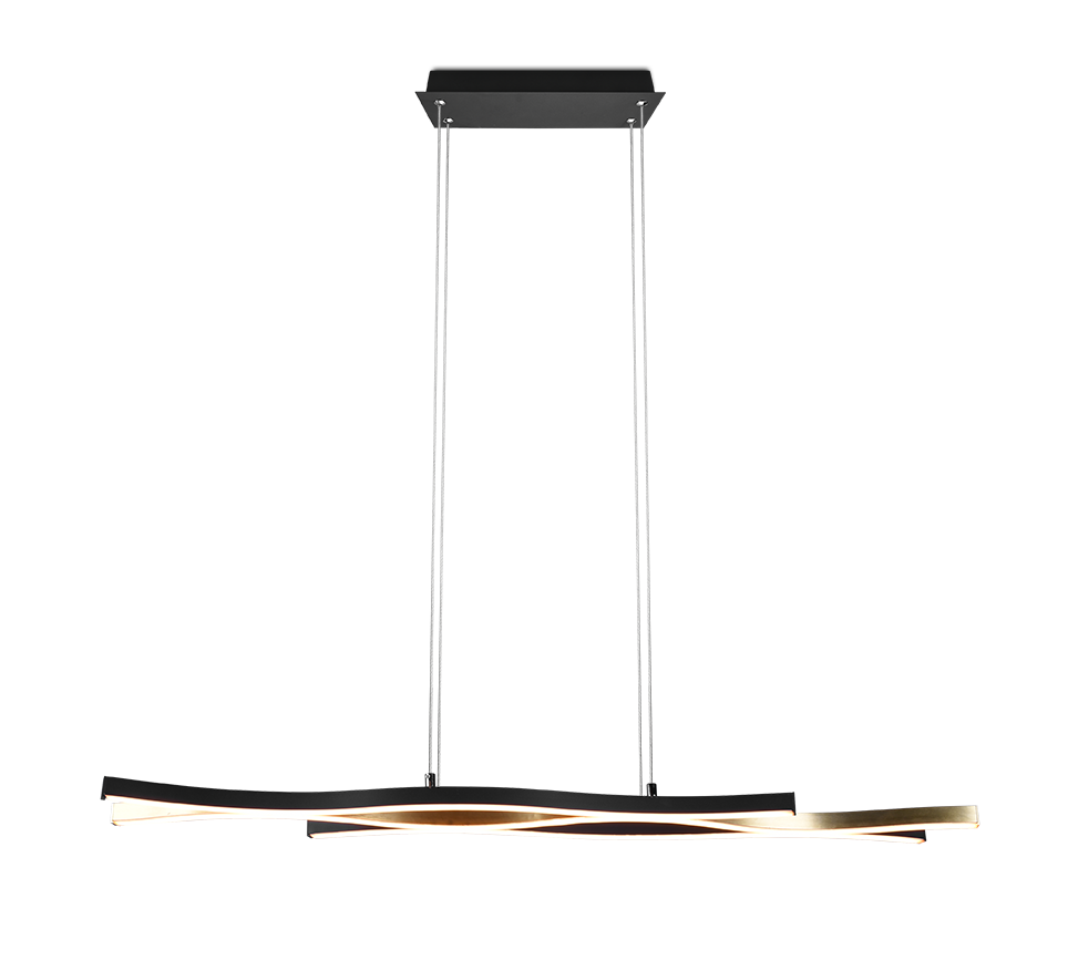 Rippuv valgusti matt messing - Image 6