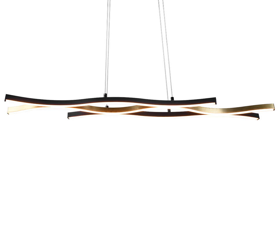 Rippuv valgusti matt messing - Image 9