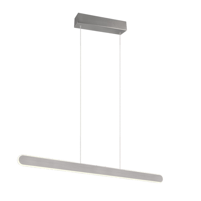 Rippuv valgusti LED 100 cm hõbedane