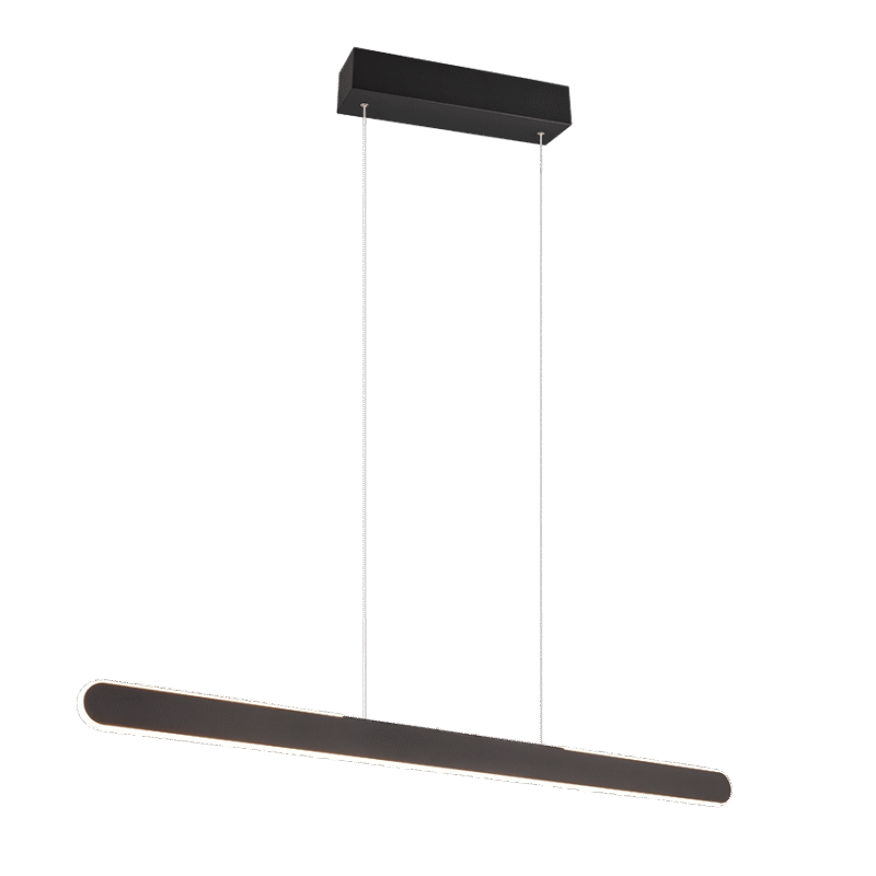 Rippuv valgusti LED 100 cm must