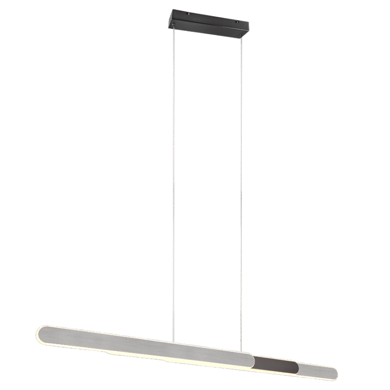 Rippuv valgusti Helios 82,5-130 cm hõbedane