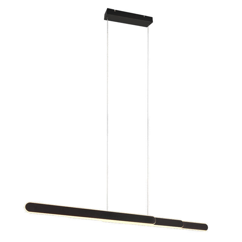 Rippuv valgusti Helios LED 82,5-130 cm must