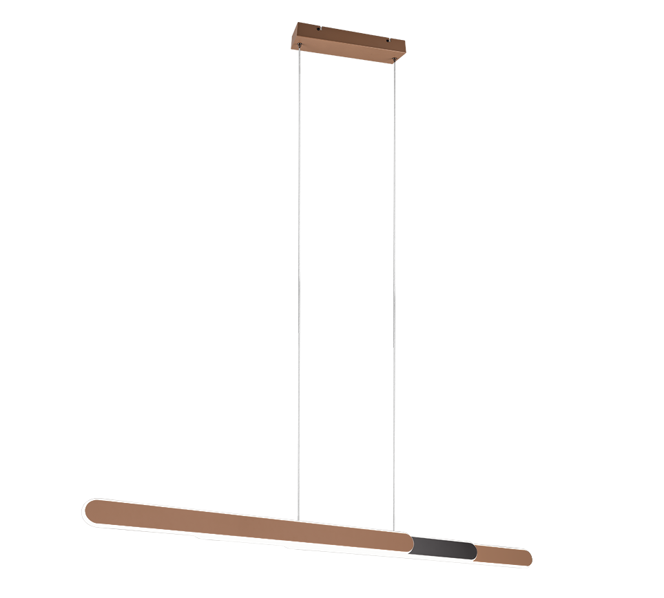 Rippuv valgusti Helios 82,5-130 cm kohvi pruun - Image 10