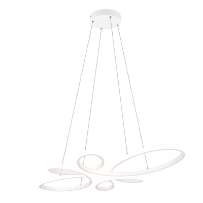 Rippuv valgusti LED matt valge 4000K
