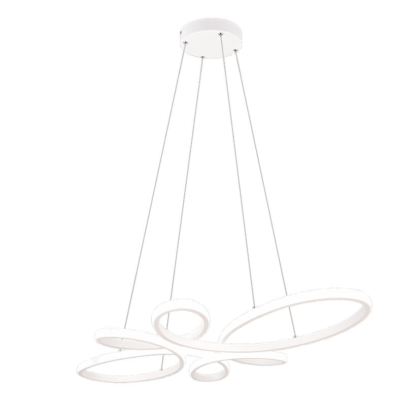 Rippuv valgusti LED matt valge 4000K