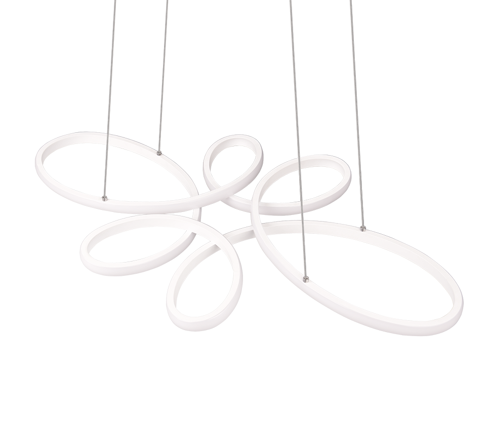 Rippuv valgusti LED matt valge 4000K - Image 8