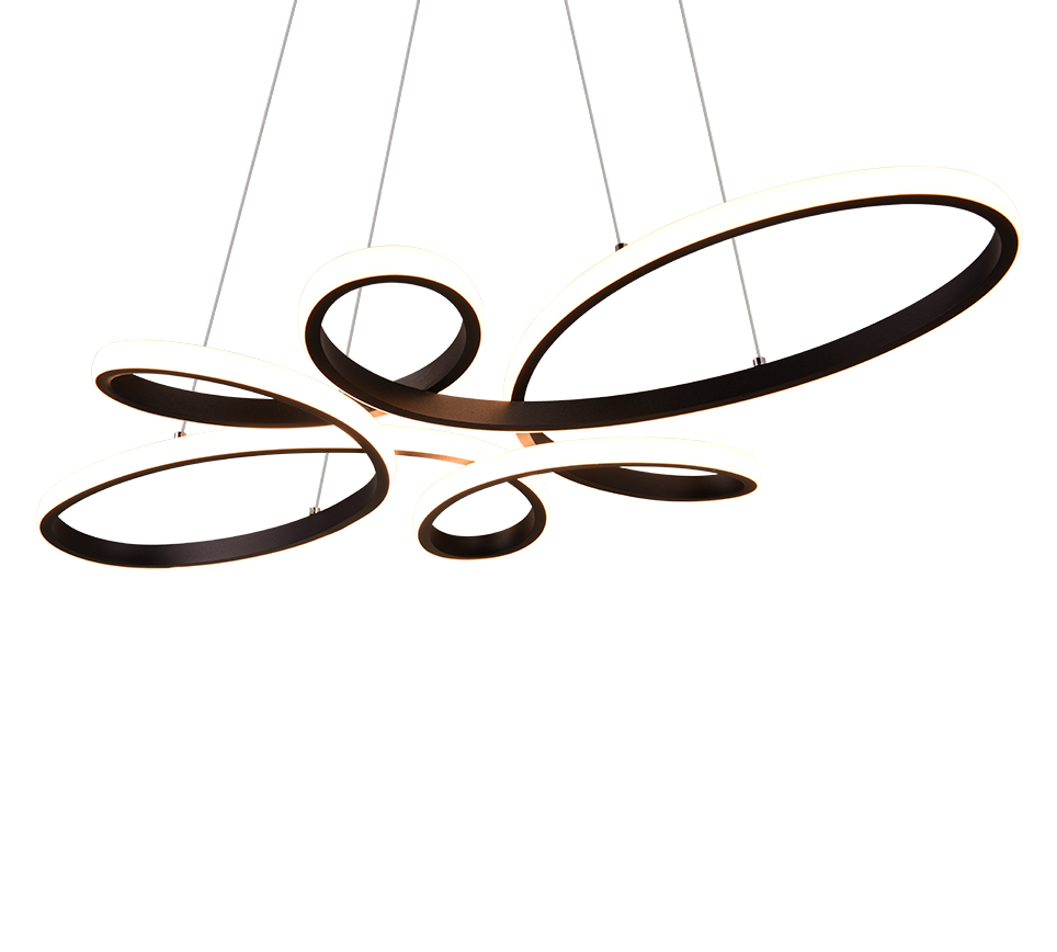 Rippuv valgusti LED must matte - Image 7