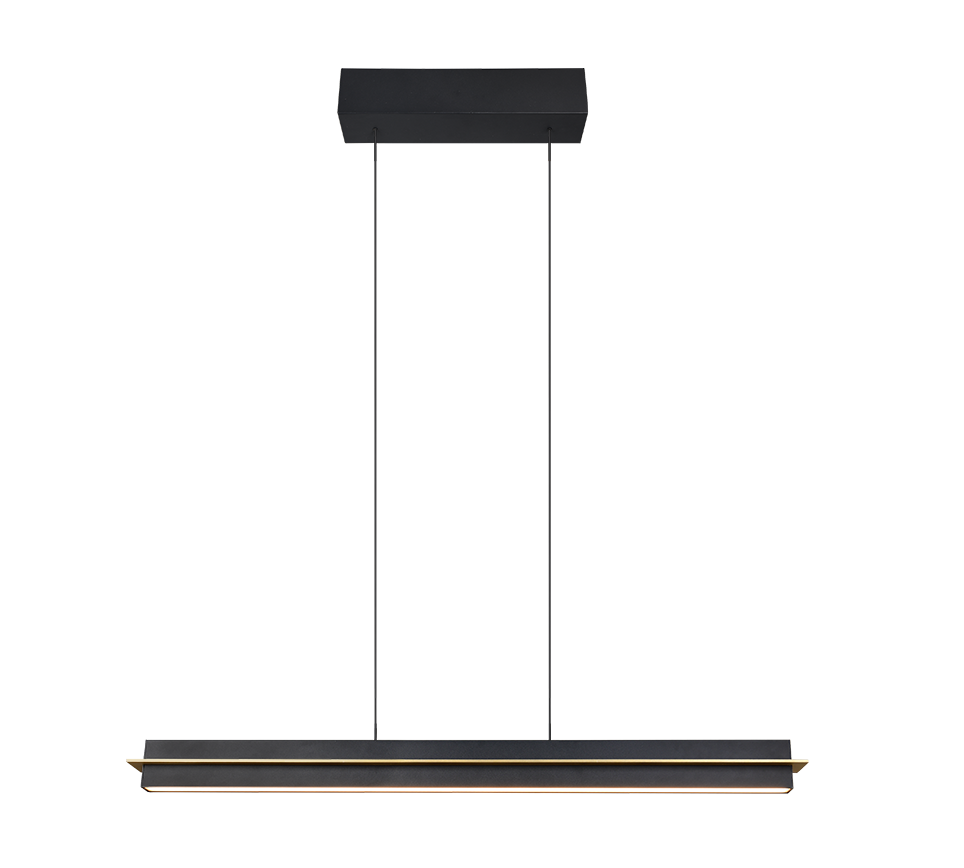 Rippuv valgusti must/kuld - Image 2