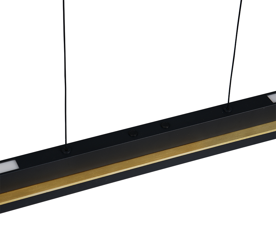 Rippuv valgusti must/kuld - Image 3
